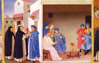 The Coronation of the Virgin (detail) by Fra Angelico